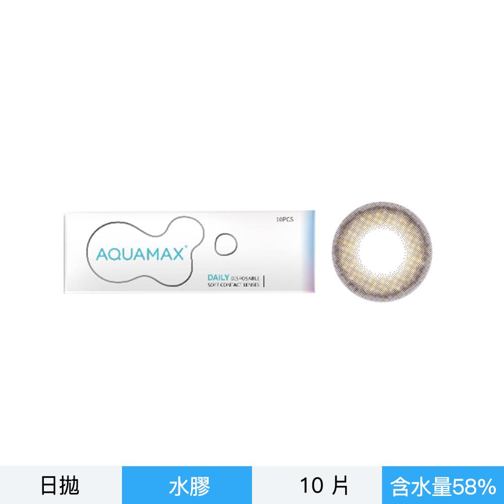 AQUAMAX彩色日拋10片裝-奢華金棕